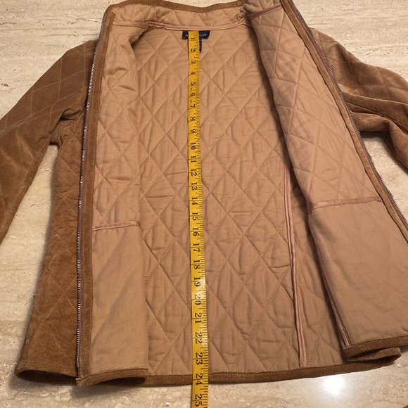 Ann Taylor 100% leather jacket, Excellent Condition, see measurements in photos - Picture 11 of 13